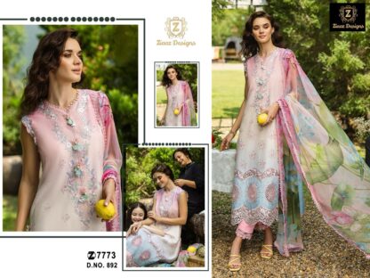 ZIAAZ DESIGNS 892 SEMI STITCHED PAKISTANI SINGLE PIECE ONLINE WHOLESALE