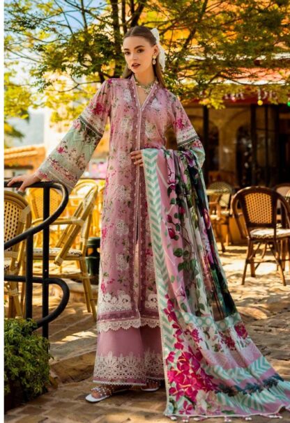 DEEPSY 1104 ELAF CHIKANKARI PREMUIM LAWN 25 PAKISTANI SUITS