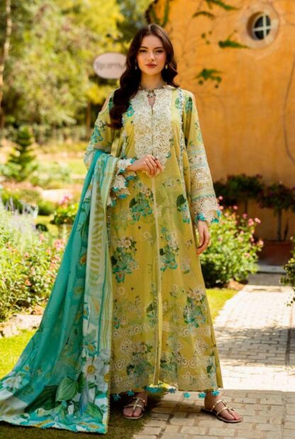 DEEPSY 1106 ELAF CHIKANKARI PREMUIM LAWN 25 PAKISTANI SUITS
