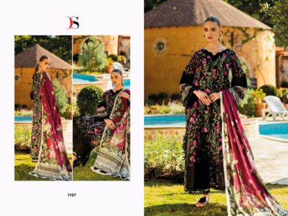 DEEPSY 1107 ELAF CHIKANKARI PREMUIM LAWN 25 PAKISTANI SUITS
