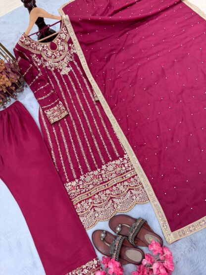 PD 1085 DESIGNER PAKISTANI SUITS BEST PRICE - Image 3
