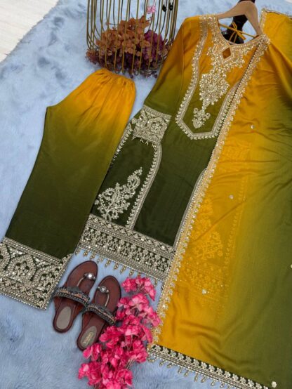 PD 1102 YELLOW SALWAR KAMEEZ WITH PRICE