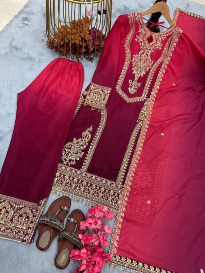 PD 1102 PAKISTANI SUITS ONLINE SHOPPING - Image 4