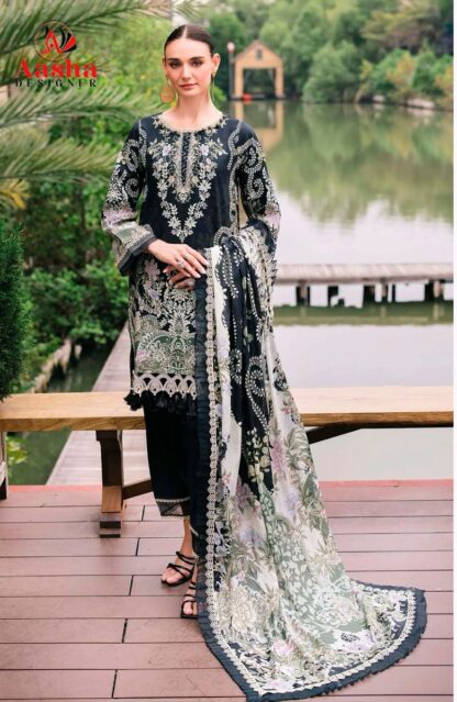 AASHA DESIGNER 1164 DESIGNER PAKISTANI SUITS ONLINE