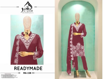 AL-QASR MA 158 PAKISTANI KURTIS ONLINE SHOPPING AL-QASR MA 158 PAKISTANI KURTIS ONLINE SHOPPING, KURTIS AT BEST PRICE, KURTIS WHOLESALE, PAKISTANI KURTIS MANUFACTURER, PAKISTANI SUITS WHOLESALER, SALWAR KAMEEZ WHOLESALER, SUITS BEST PRICE  AL QASR, JIHAN, PAKISTANI KURTI, Single, Suits