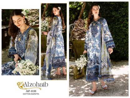ALZOHAIB AZ 1133 PAKISTANI SALWAR SUITS ONLINE