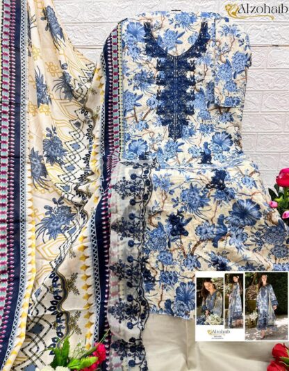 ALZOHAIB AZ 1133 PAKISTANI SALWAR SUITS ONLINE - Image 2
