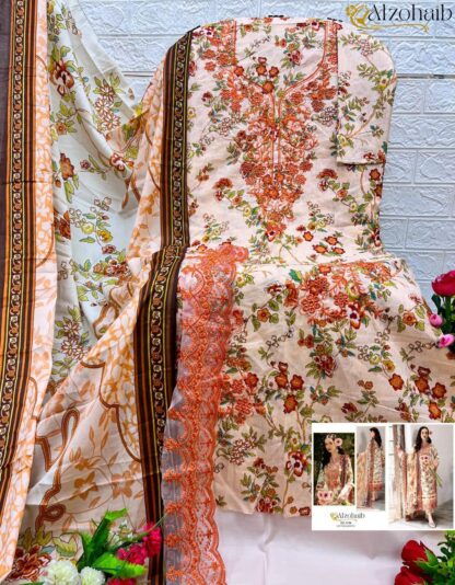 ALZOHAIB AZ 1136 PAKISTANI SUITS ONLINE SUPPLIER - Image 2