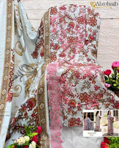 ALZOHAIB AZ 1139 PAKISTANI SUITS LATEST DESIGN 2025 - Image 2