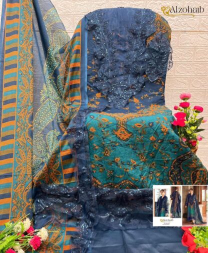 ALZOHAIB AZ 1144  B PAKISTANI SUITS ONLINE DEALER IN SURAT ALZOHAIB AZ 1144 B, BEST QUALITY PAKISTANI SUITS, ONLINE SHOPPING SUITS, PAKISTANI SALWAR KAMEEZ, PAKISTANI SUITS AT MANUFACTURER PRICE, PAKISTANI SUITS BEST PRICE, PAKISTANI SUITS IN SURAT, PAKISTANI SUITS ONLINE SHOPPING  Single, Suits