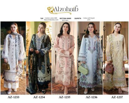 ALZOHAIB AZ 1236 PAKISTANI SUITS WITH PRICE - Image 4