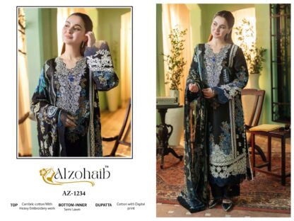 ALZOHAIB AZ 1234 PAKISTANI SUITS ONLINE INDIA