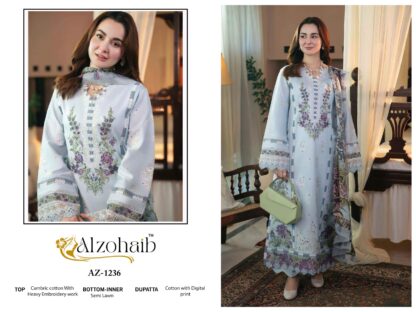 ALZOHAIB AZ 1236 PAKISTANI SUITS WITH PRICE