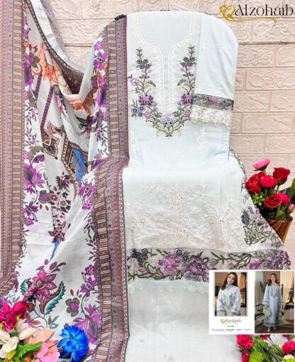 ALZOHAIB AZ 1236 PAKISTANI SUITS WITH PRICE - Image 2
