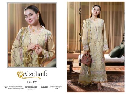 ALZOHAIB AZ 1237 PAKISTANI SUITS ONLINE SUPPLIER