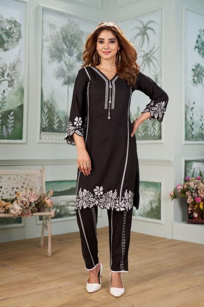 BE 353 EMBROIDERY WORK SALWAR SUITS ONLINE WHOLESALE - Image 10