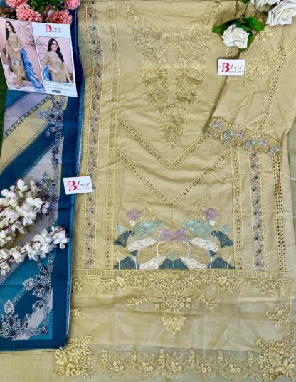 BILQIS B 80 R PAKISTANI SUITS ONLINE SHOPPING - Image 2