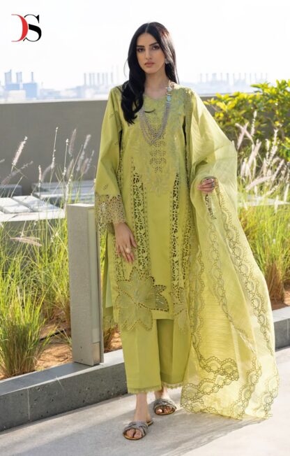 DEEPSY 1035 QALAMKAR LAWN 25 PAKISTANI SUITS ONLINE