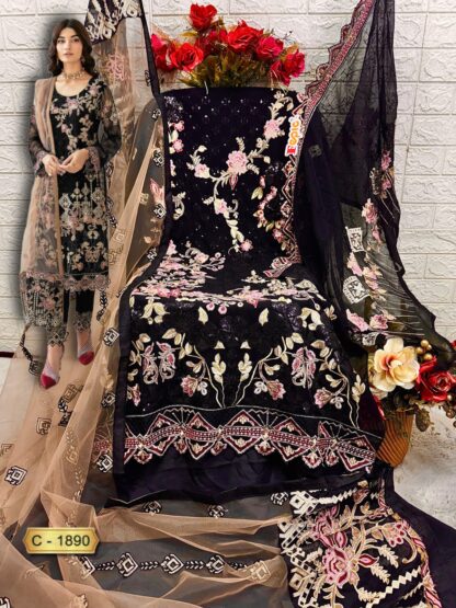 FEPIC ROSEMEEN C 1890 PAKISTANI SUITS ONLINE SHOPPING - Image 2