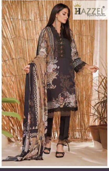 HAZZEL 0109 FIRUDOSE PAKISTANI SINGLE PIECE ONLINE WHOLESALE