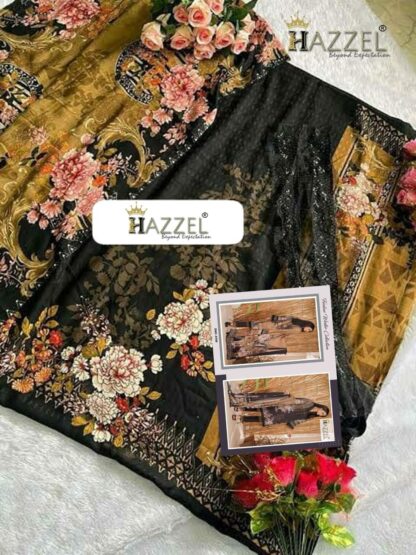 HAZZEL 0109 FIRUDOSE PAKISTANI SINGLE PIECE ONLINE WHOLESALE - Image 2