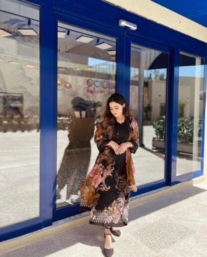 HAZZEL 0109 FIRUDOSE PAKISTANI SINGLE PIECE ONLINE WHOLESALE - Image 3