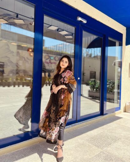 HAZZEL 0109 FIRUDOSE PAKISTANI SINGLE PIECE ONLINE WHOLESALE - Image 4
