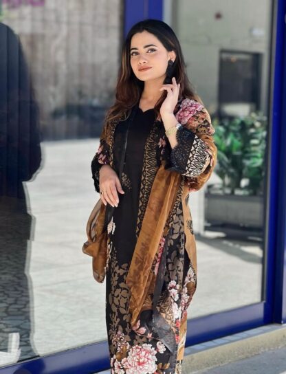 HAZZEL 0109 FIRUDOSE PAKISTANI SINGLE PIECE ONLINE WHOLESALE - Image 6