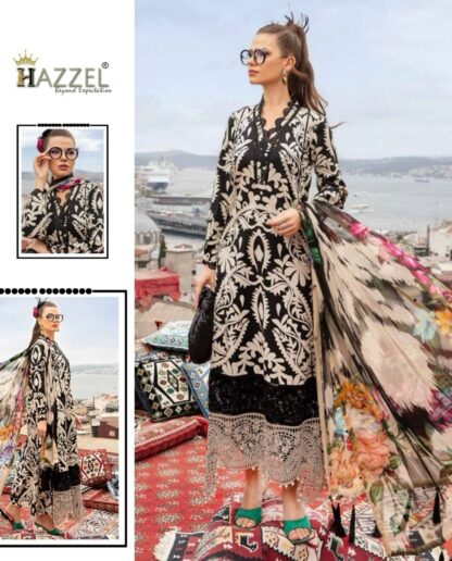HAZZEL MARIA.B 307 PAKISTANI SUITS LATEST COLLECTION