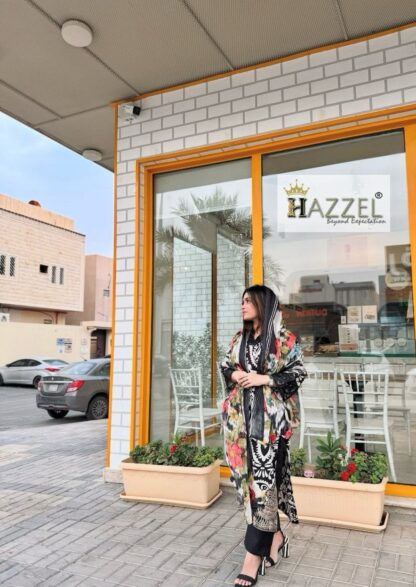 HAZZEL MARIA.B 307 PAKISTANI SUITS LATEST COLLECTION - Image 3