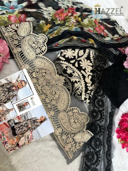 HAZZEL MARIA.B 307 PAKISTANI SUITS LATEST COLLECTION