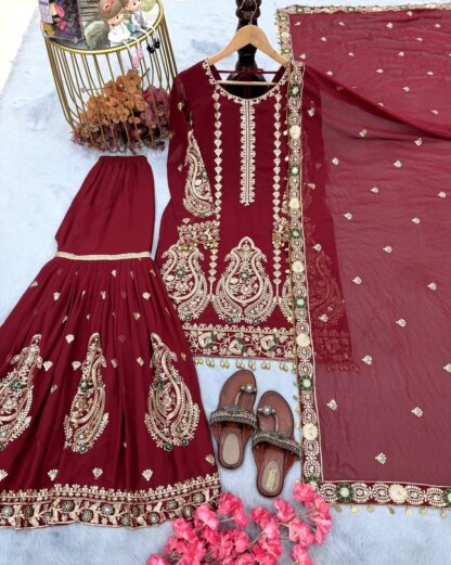 HEAVY READUYMADE PAKISTANI SUITS PD 1104 - Image 7