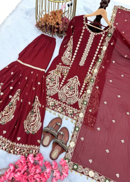 HEAVY READUYMADE PAKISTANI SUITS PD 1104 - Image 3