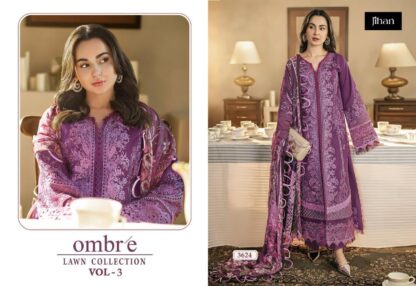 JIHAN 3624 FIRDOUS OMBRE LAWN COLLECTION VOL -3 PAKISTANI SUITS JIHAN 3624 FIRDOUS OMBRE LAWN COLLECTION VOL -3, PAKISTANI SUITS AT THE BEST PRICE, SALWAR KAMEEZ WHOLESALE, SALWAR SUITS IN SINGLE  JIHAN, Pakistani Suits, Salwar Kameez, Single, Suits