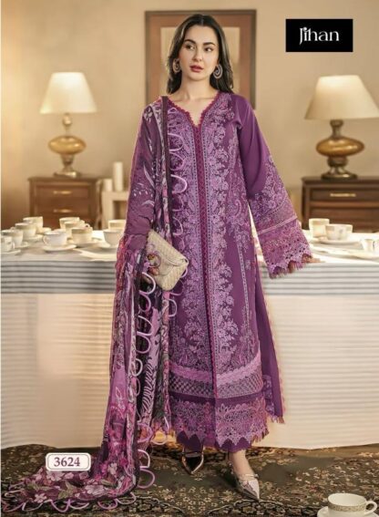 JIHAN 3624 FIRDOUS OMBRE LAWN COLLECTION VOL -3 PAKISTANI SUITS JIHAN 3624 FIRDOUS OMBRE LAWN COLLECTION VOL -3, PAKISTANI SUITS AT THE BEST PRICE, SALWAR KAMEEZ WHOLESALE, SALWAR SUITS IN SINGLE  JIHAN, Pakistani Suits, Salwar Kameez, Single, Suits