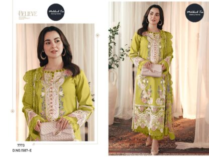 MEHBBOB TEX 1587 E MARIA B EMB LAWN COLLECTION PAKISTANI SUITS WITH PRICE KURTIS WHOLESALER, MEHBBOB TEX 1587 E MARIA B EMB LAWN COLLECTION  MEHBOOB TEX, Single, Suits