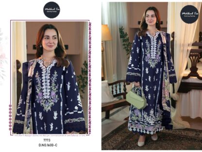 MEHBBOB TEX 1600 C OMBER NX PAKISTANI SUITS SINGLE PIECE BUY (2)
