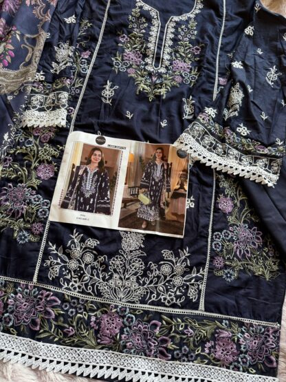 MEHBBOB TEX 1600 C OMBER NX PAKISTANI SUITS SINGLE PIECE BUY - Image 2