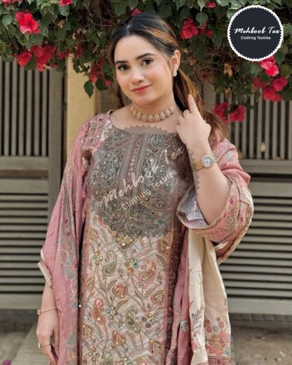 MEHBBOB TEX 1614 PAKISTANI SUITS ONLINE SHOPPING - Image 6