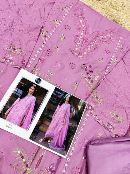 MEHBBOB TEX 1647 PAKISTANI SUITS IN SINGLE PIECE - Image 3