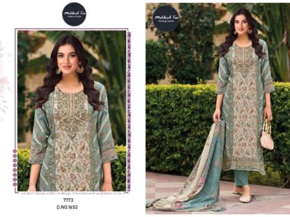 MEHBBOB TEX 1652 PAKISTANI SUIT AT BEST PRICE KURTIS WHOLESALER, MEHBBOB TEX 1652  MEHBOOB TEX, Single, Suits