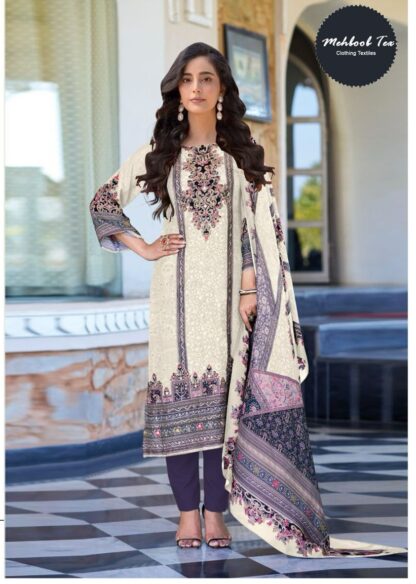 MEHBBOB TEX 1664 PAKISTANI SALWAR SUITS ONLINE