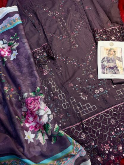 MEHBOOB TEX 1618 B PAKISTANI SINGLE PIECE ONLINE WHOLESALE - Image 2