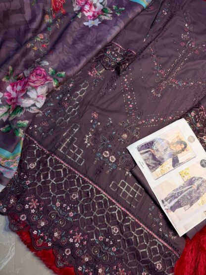 MEHBOOB TEX 1618 B PAKISTANI SINGLE PIECE ONLINE WHOLESALE - Image 3