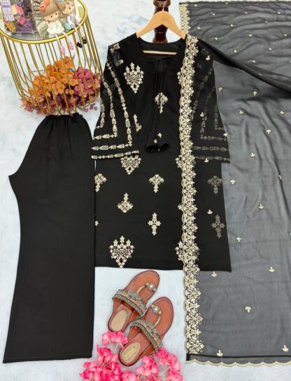 PD 1101 PAKISTANI SUITS ONLINE SHOPPING - Image 11