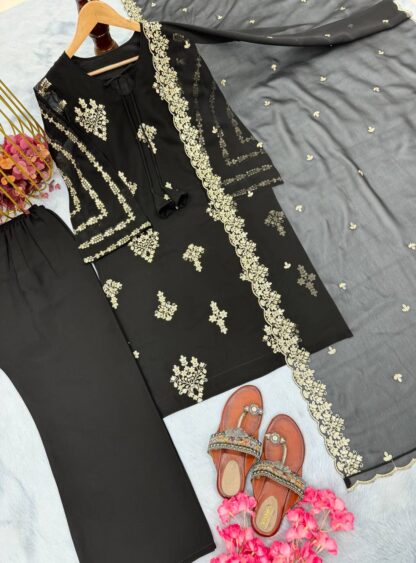 PD 1101 PAKISTANI SUITS ONLINE SHOPPING - Image 3