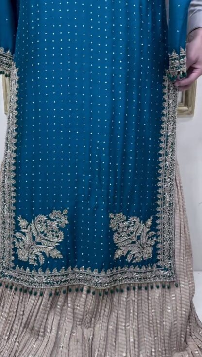PD1106 SILK TOP LEHENGA & DUPATTA SET ONLINE WHOLESALE - Image 5