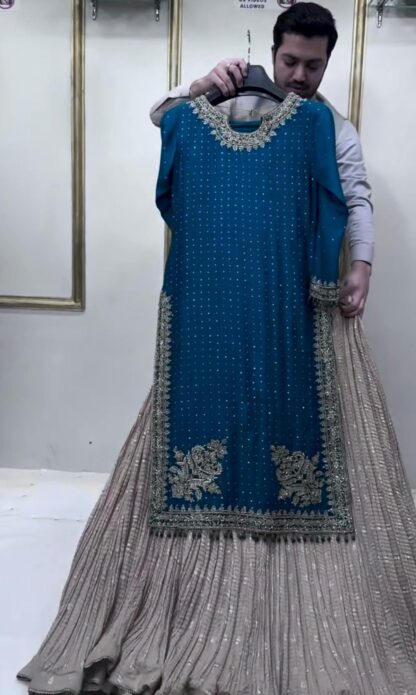 PD1106 SILK TOP LEHENGA & DUPATTA SET ONLINE WHOLESALE - Image 11