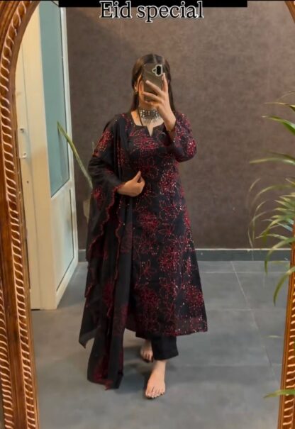 PD1110 DESIGNER READYMADE TOP BOTTOM & DUPATTA COLLECTIONS - Image 6