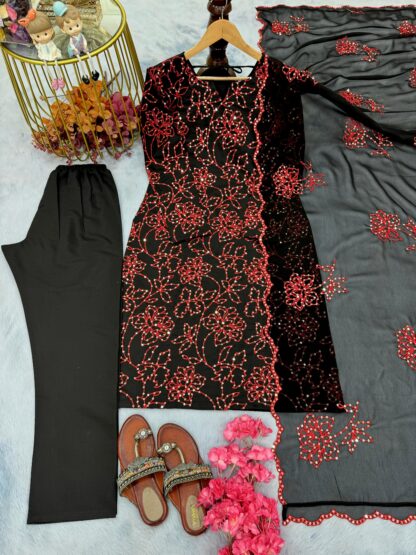 PD1110 DESIGNER READYMADE TOP BOTTOM & DUPATTA COLLECTIONS - Image 3